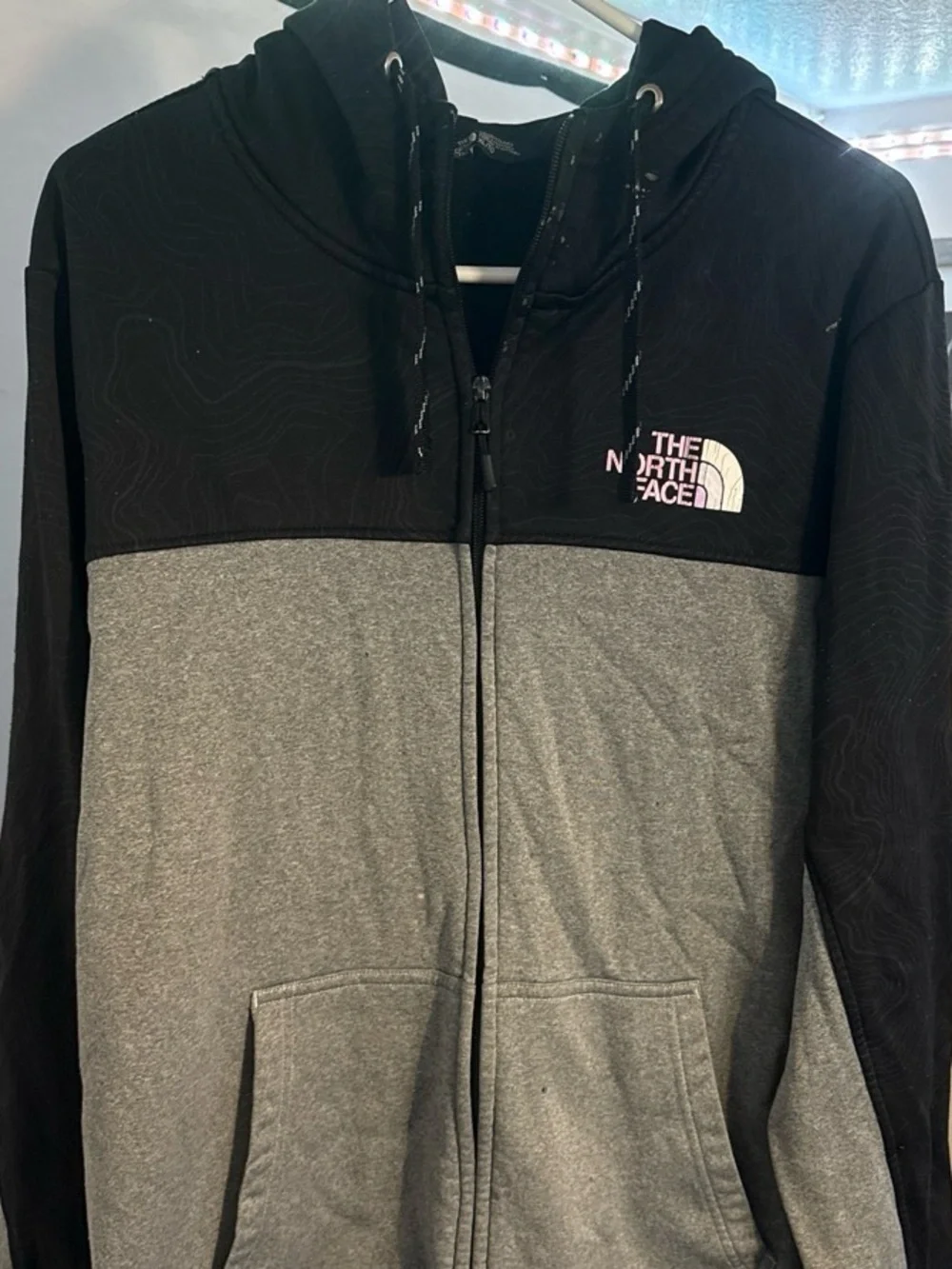 The North Face Black Hooded Zip Jacket